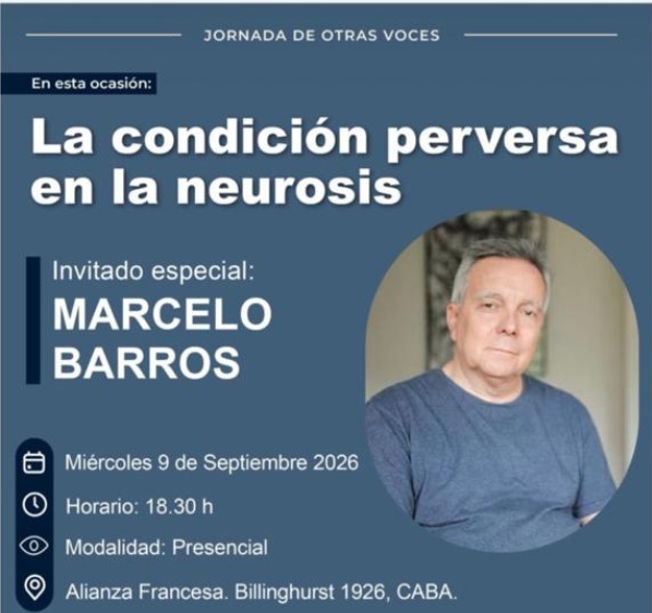 Flyer de Marcelo Barros