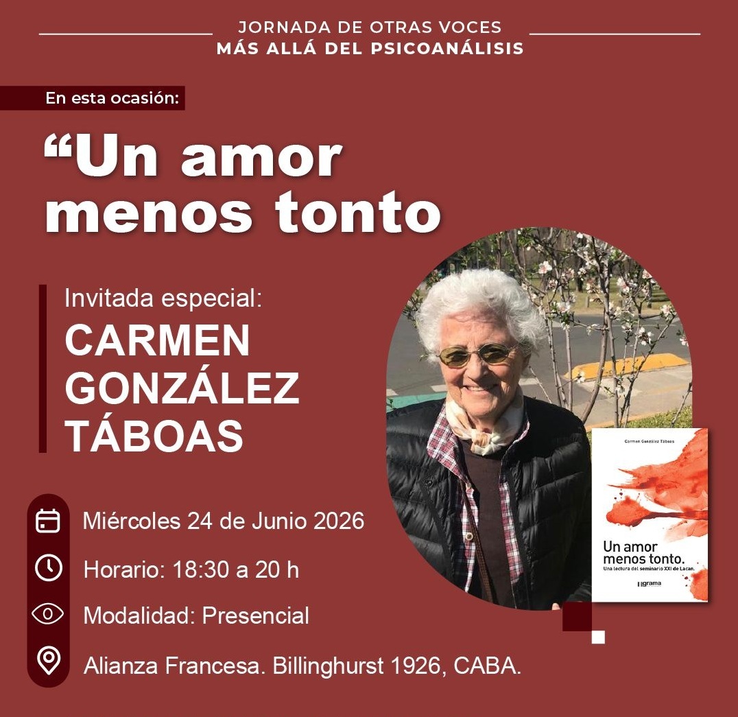 Flyer de Carmen González Táboas
